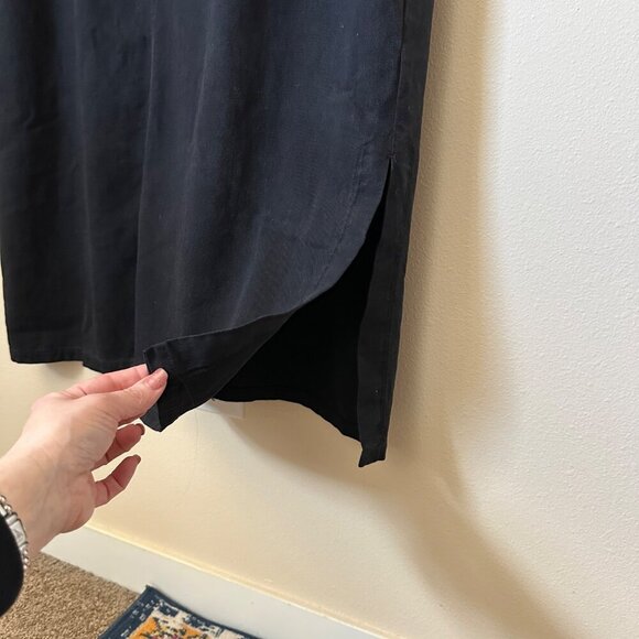 Old Friends Sleeveless Pullover Dress Womens Size M Teacher Modest Lagenlook - Picture 3 of 6